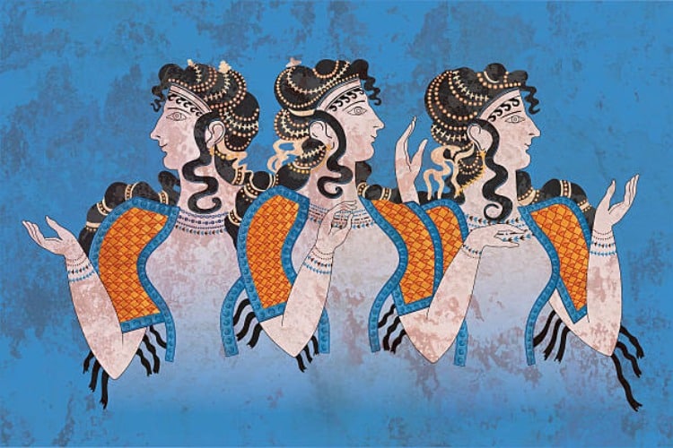 Voyage Crète peinture Akaoka