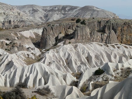 Découvrir La Cappadoce, Turquie des paysages rocheux en randonnée