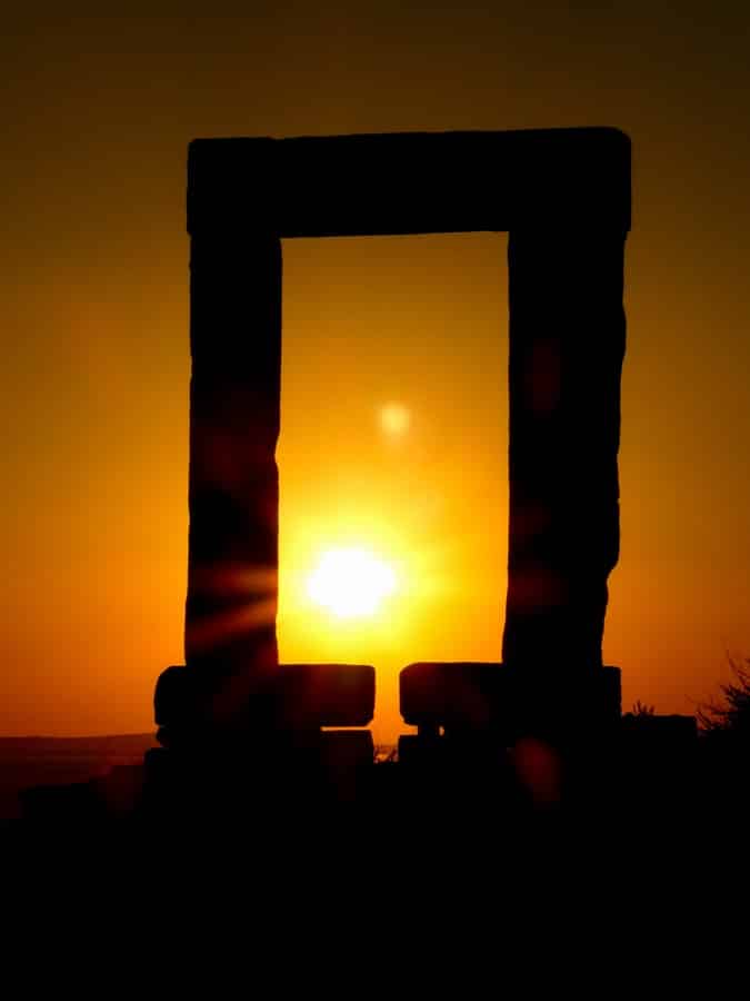 Randonnée île de Naxos monument Akaoka