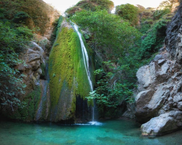 Voyage Crète chute d'eau Akaoka