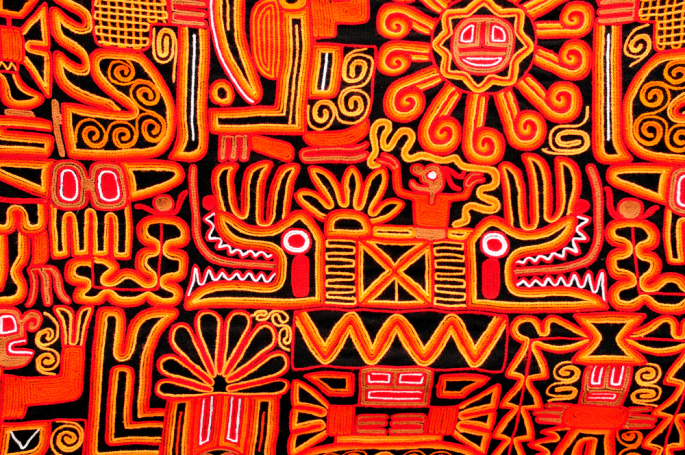 Voyage au Mexique : des tissus aztèques avec des motifs Akaoka